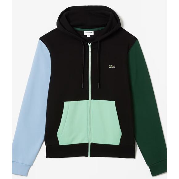 Lacoste Men's Classic Fit Colorblock Zip Up Hoodie 2XL